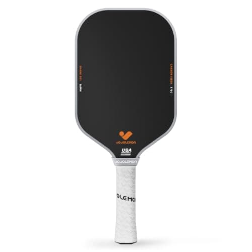 JOJOLEMON Pickleball Paddles, Raw Carbon Fiber Hybrid Racquets with 16mm Polymer Honeycomb Core for Ultimate Control & Consistency, USAPA Certified