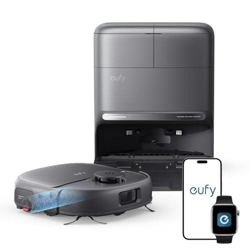 eufy C28 Omni, Robot Vacuum and Mop, HydroJet Self Clean Roller Mop | Upgraded from X10 Pro Omni, Zero-Tangle for Pet Hair, Auto Mop Washing&Drying, Self-Emptying&Refilling 2026 New