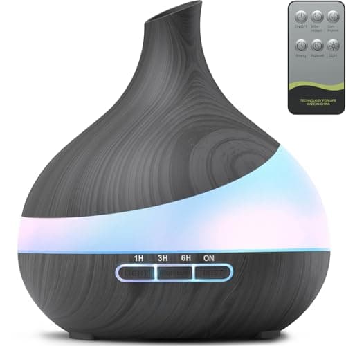 Essential Oil Diffuser for Women:500ML & 14 Colors LED | Aromatherapy Humidifier - Remote Control,Ultra-Quiet <25dB, Dual Mist 30 & 60ml/h,Bedroom Home