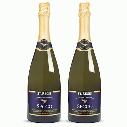 St. Regis Non-Alcoholic Sparkling Secco Wine, 2x750ml