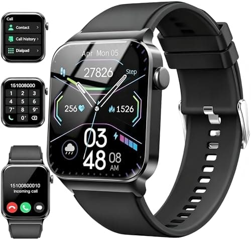 2026 Smart Watch for Women Men, 1.85" HD Screen Smartwatch 110+ Sport Modes