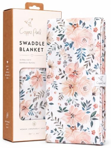 Copper Pearl Large Premium Knit Baby Swaddle Receiving Blanket Autumn by Copper Pearl
