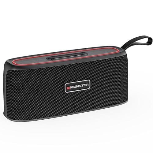 Portable Bluetooth Speaker, 30W Loud Sound Wireless Speaker, IPX6 Waterproof Speaker, 17 Hours Playback, Bluetooth 5.4 TWS Pairing Portable Speakers for Home, Outdoors