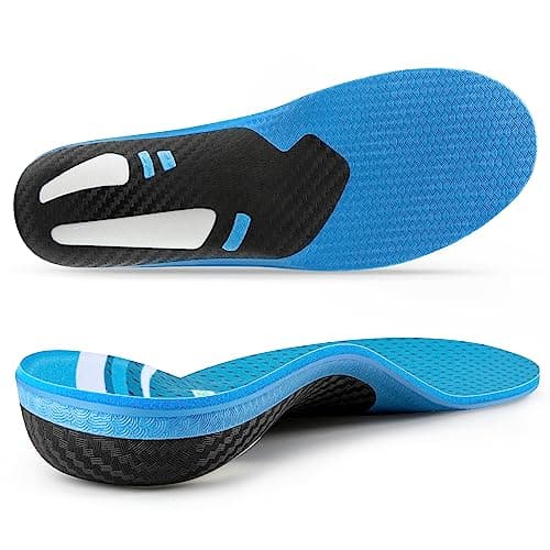 VALSOLE 210+ lbs Heavy Duty Support Pain Relief Orthotics Plantar Fasciitis Arch Support Insoles for Men Women, Flat Feet Orthotic Insert, Work Boot Shoe Insole