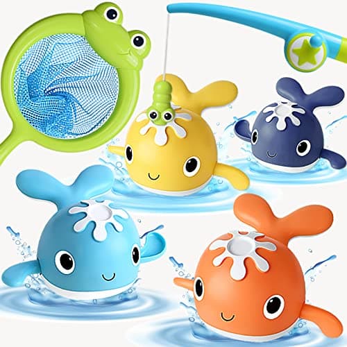 LOYUEGIYO Magnet Fishing Game Bath Baby Toy for 2-3 4-8 Year Old Toddler