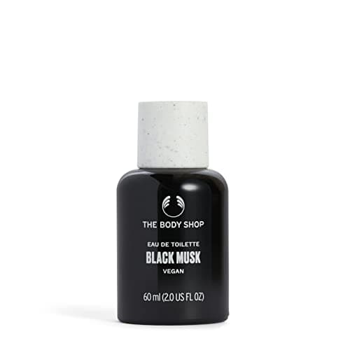 The Body Shop Black Musk Eau de Toilette 60ml, Deep Sensual Musk Perfume with Pink Pepper and Ylang-Ylang, Warm Vanilla Base, Fierce Signature Fragrance