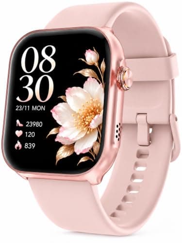 Motivaris Smart Watch for Women Men, Answer/Make Calls, 1.83" AMOLED Screen | Fitness Tracker with Heart Rate/Sleep/SpO2 Monitor for iOS/Android, 120 Sport Modes, IP68 Waterproof