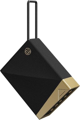 BUGANI Brief Go Bluetooth Speaker, 30W Loud Sound, Gold | Portable Wireless Speaker, 28H Playtime, Bluetooth 6.0, Multi-Speaker Party Mode, IP67 Waterproof Speaker for Outdoor Home