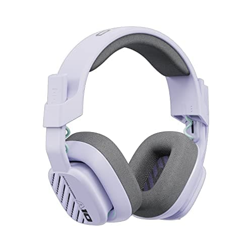 Logitech G Astro A10 Gen 2 Cross-Platform Wired Gaming Headset - Lilac | 3.5mm Headphone Jack, 32mm Drivers, Flip-to-Mute Mic, Over-Ear Cup Design
